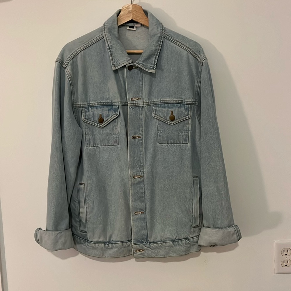 American Apparel - denim jean jacket size large